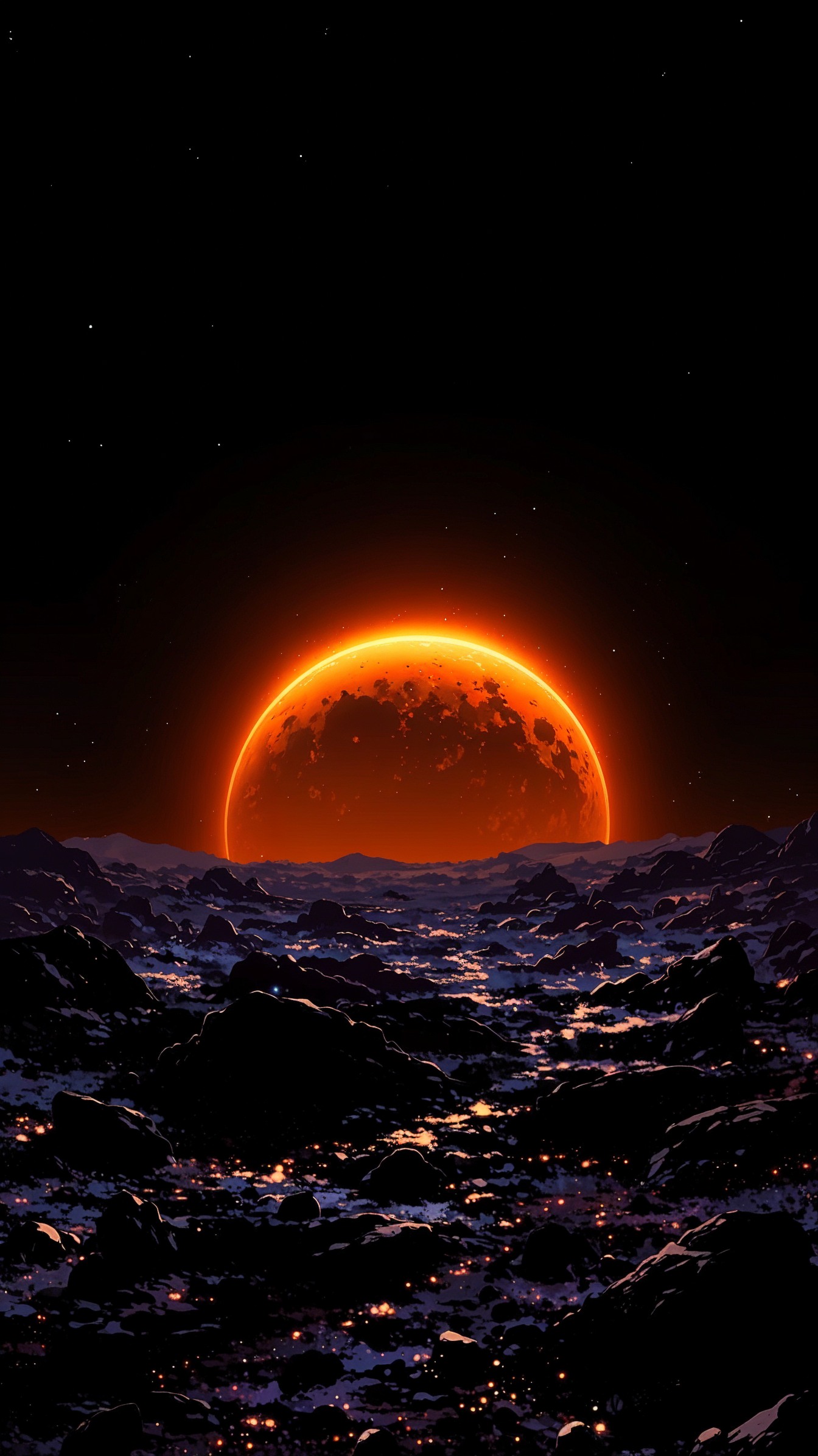 When the night glows, the soul flows. .