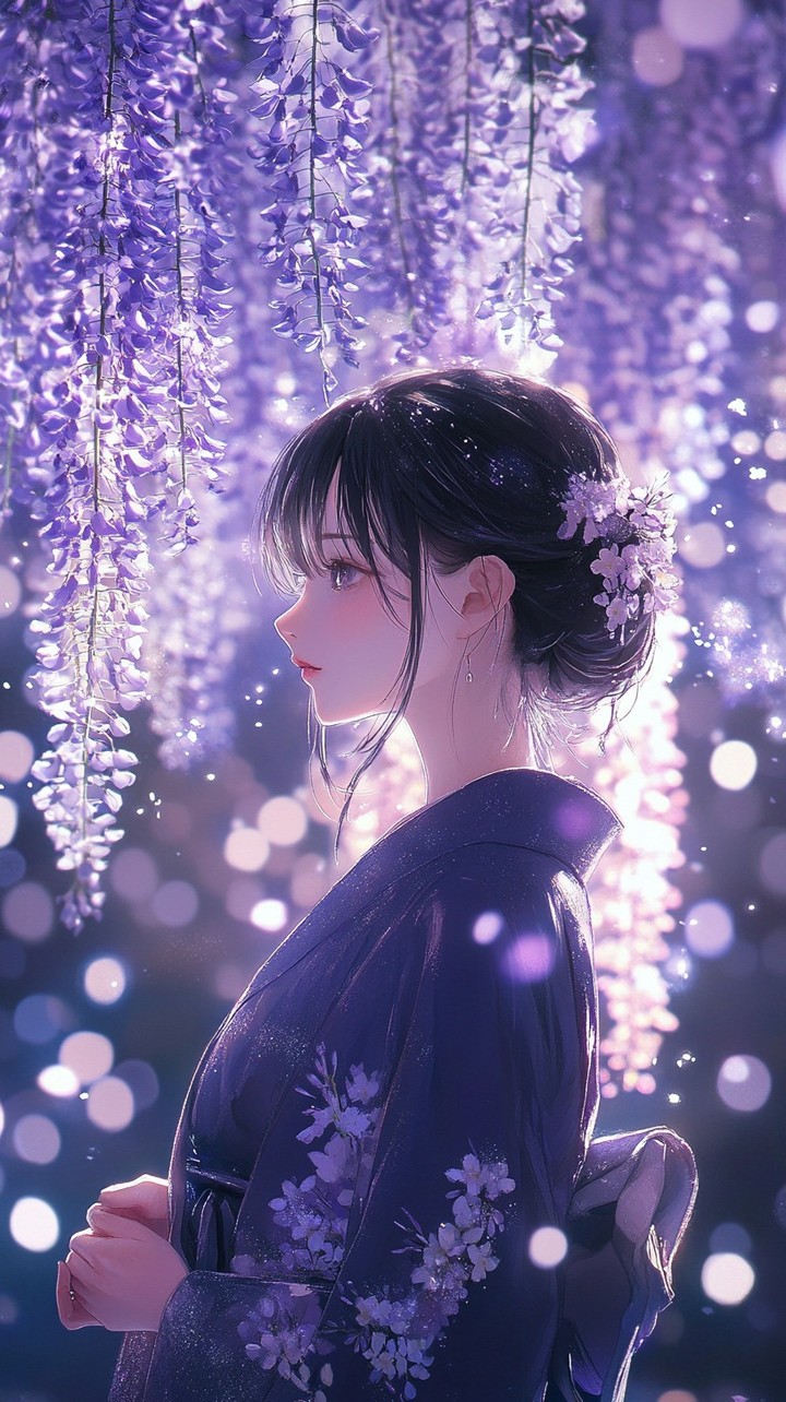 Lost in lavender dreams.