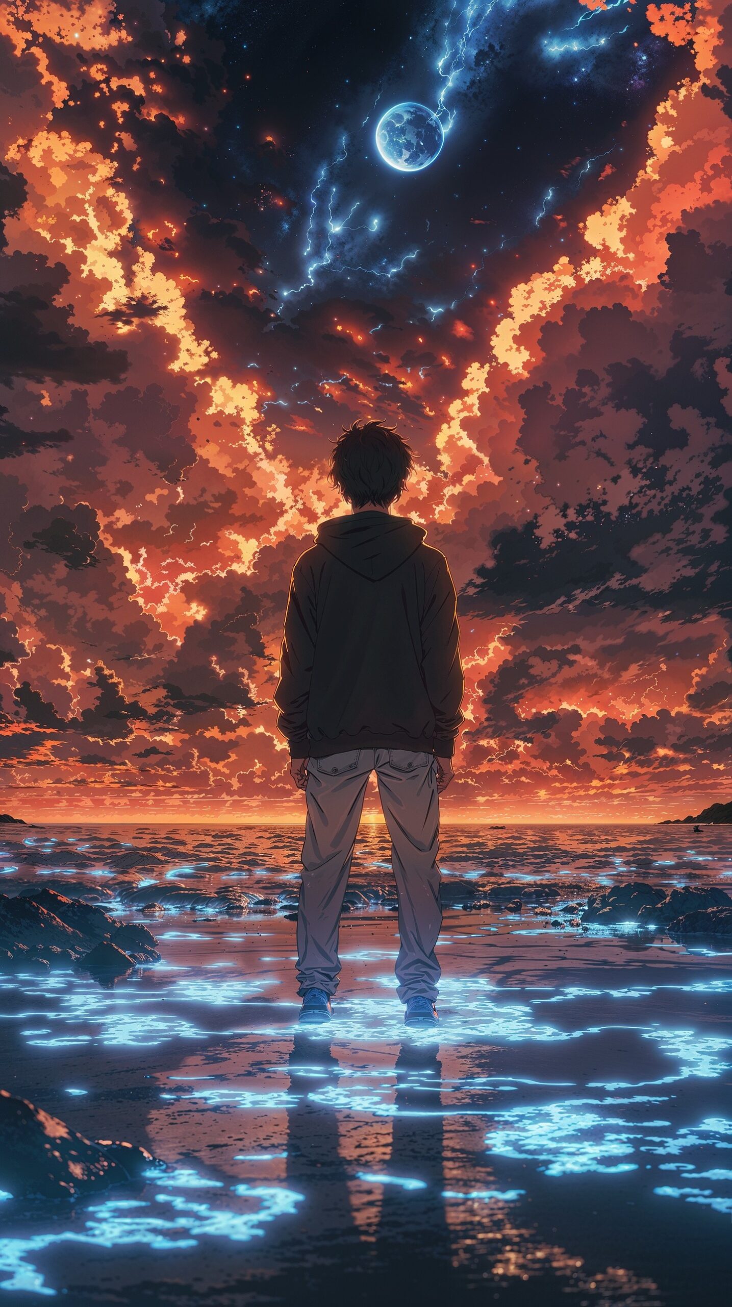 Even the sky knows how to burn beautifully