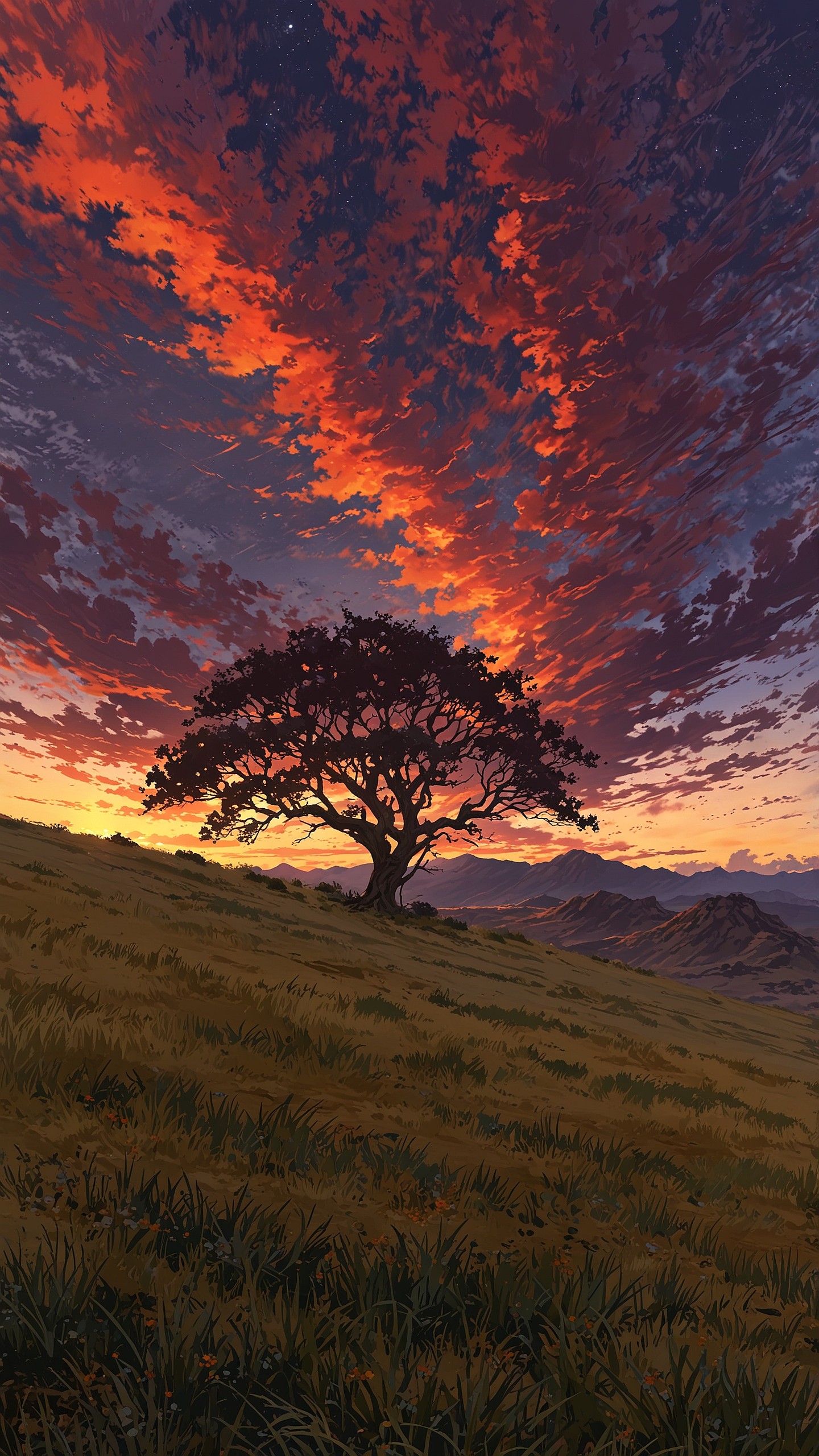 Even the silence speaks under this tree.”