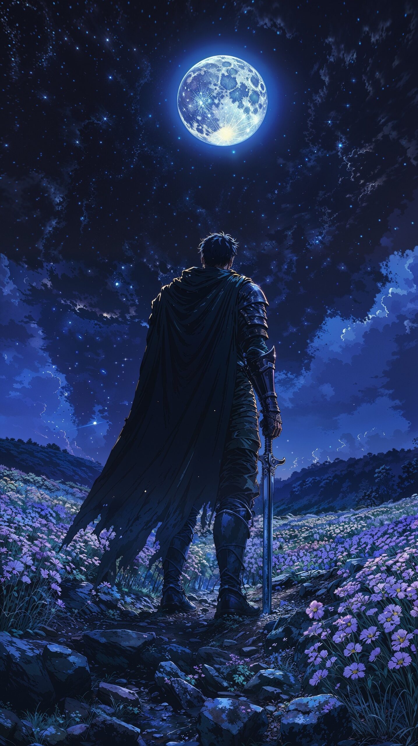 Under the vast night sky, even a struggler finds solace