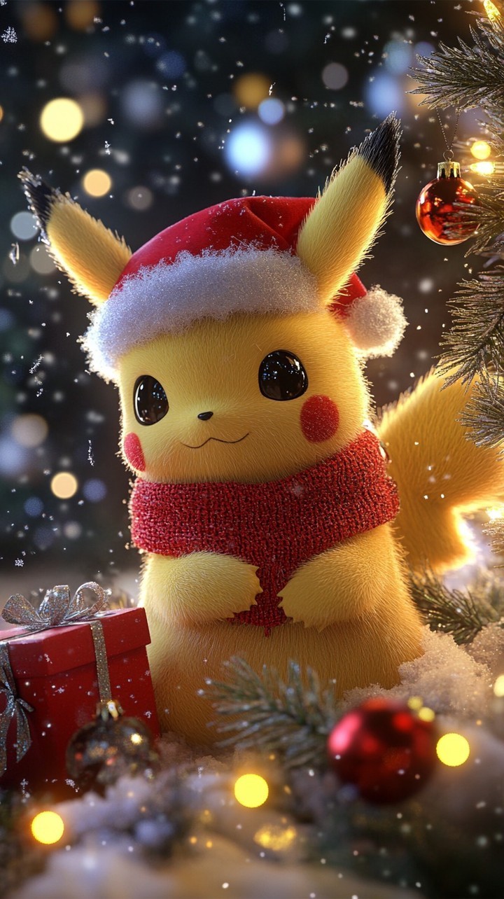 Pikachu and friends bring the holiday magic, every snowflake feels like a spark