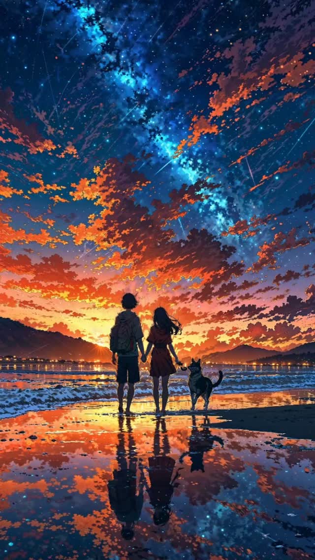 Under the starlit sky, with the ocean whispering our secrets, every moment feels