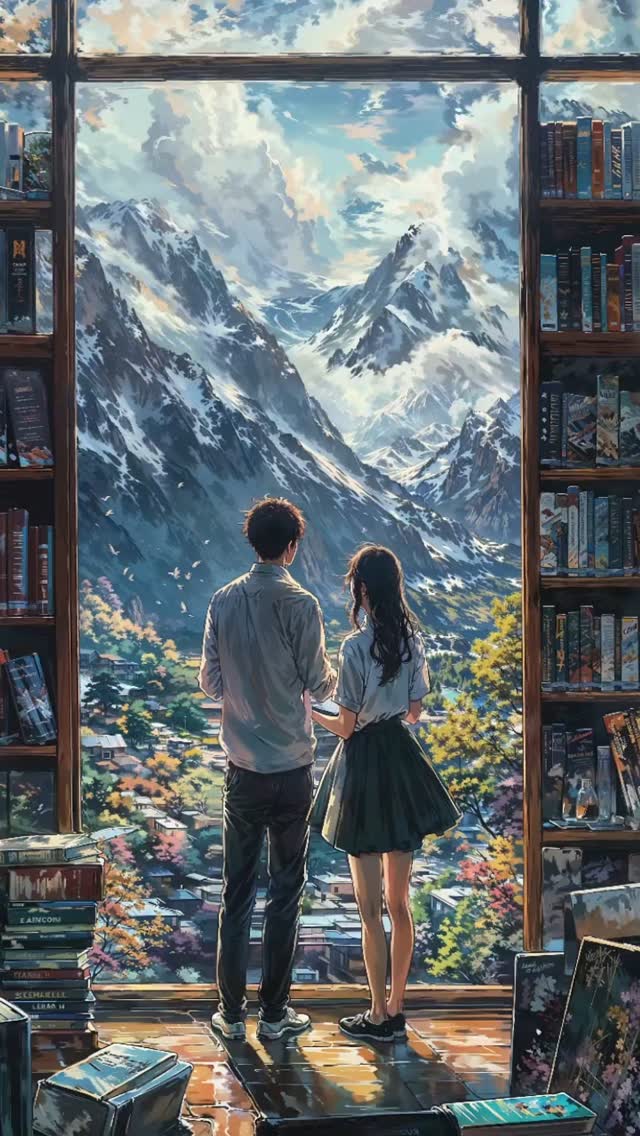 Lost in pages, found in mountains. Together, we dream beyond the horizon.