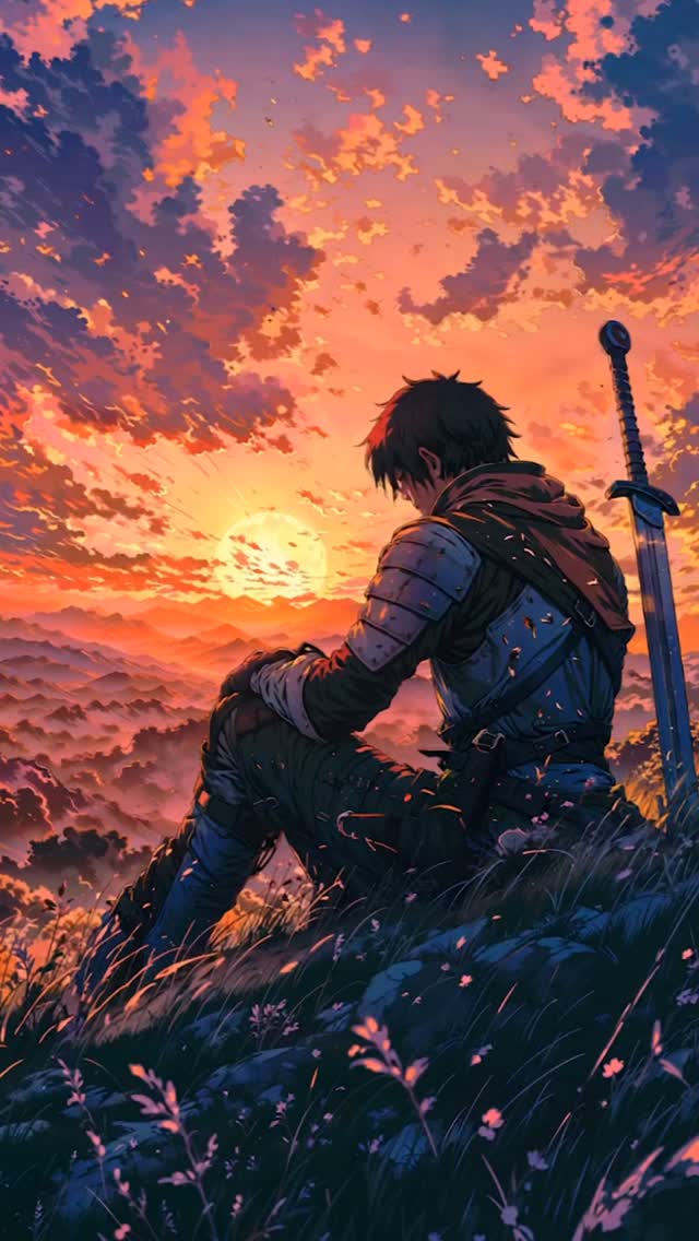 Even the strongest warriors need a moment to reflect