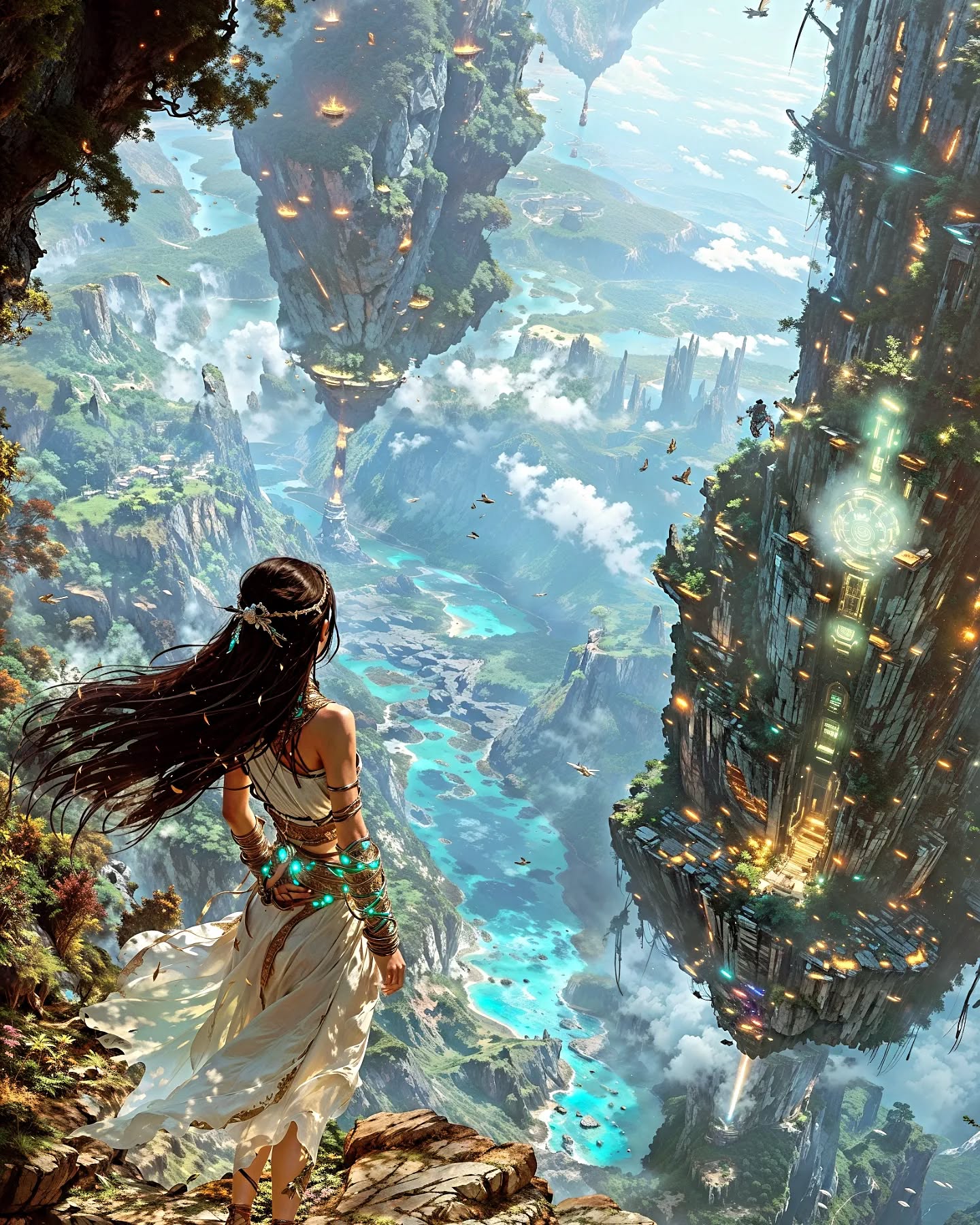 Lost between worlds,where nature meets the future.
