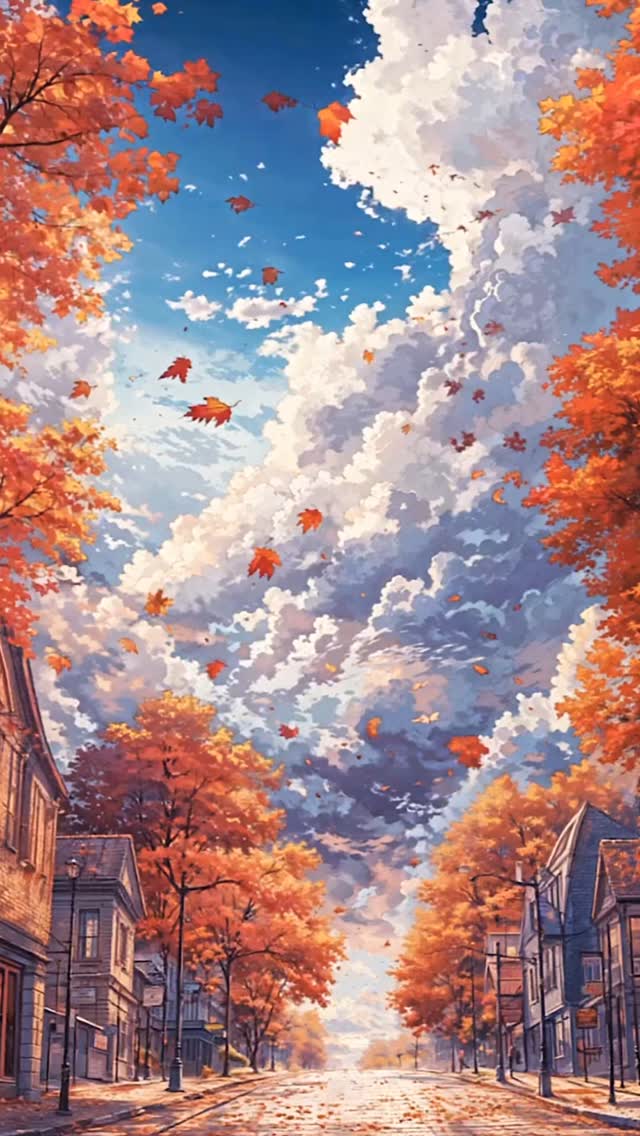 Golden leaves line the path, whispering stories of autumn