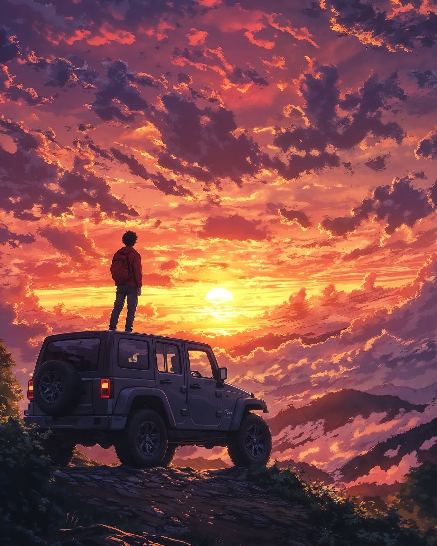 Chasing sunsets and soaking in the magic of the open road
