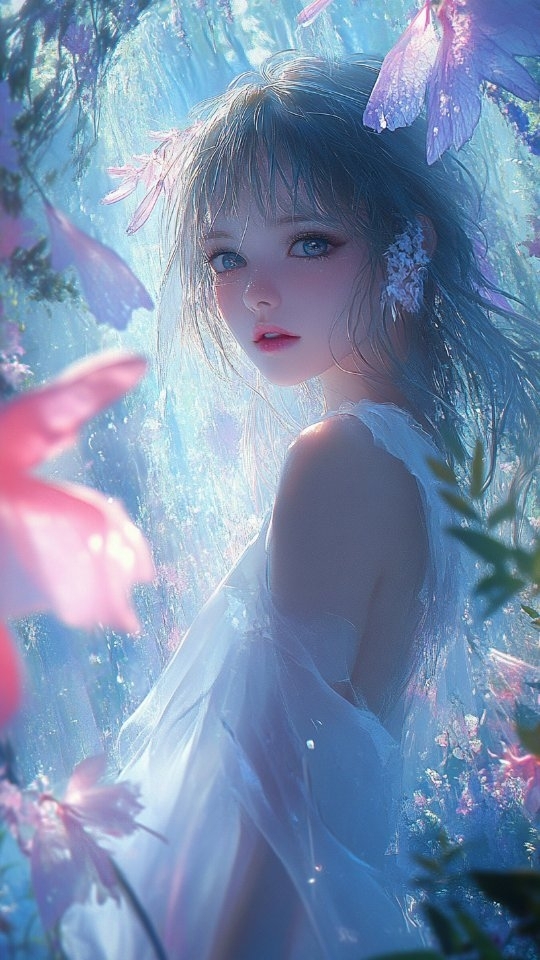 Lost in a dream where the petals whisper secrets of the ethereal