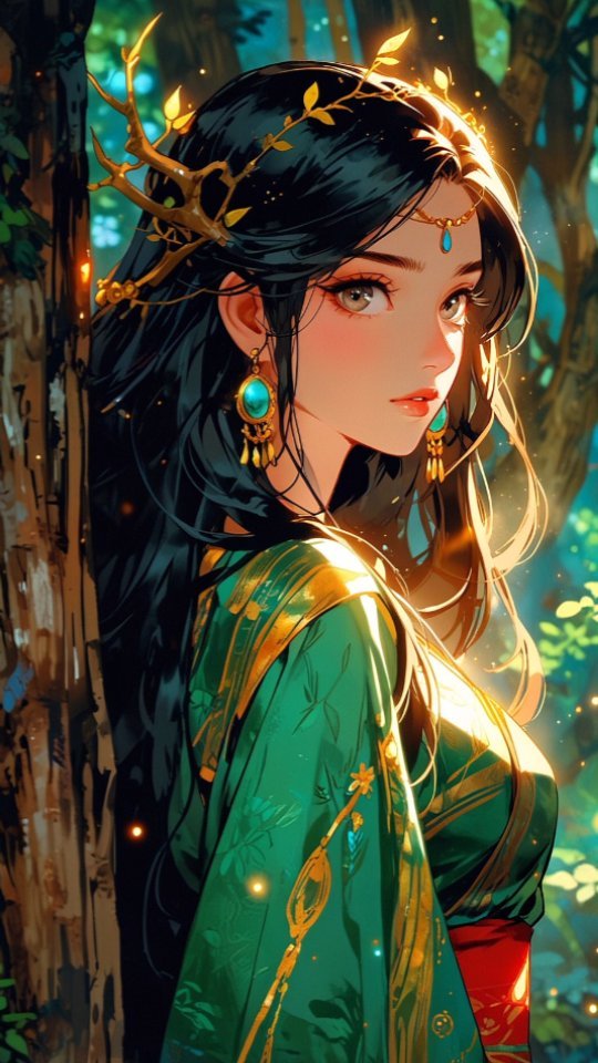 Embracing the whispers of the forest, where nature's magic meets timeless beauty